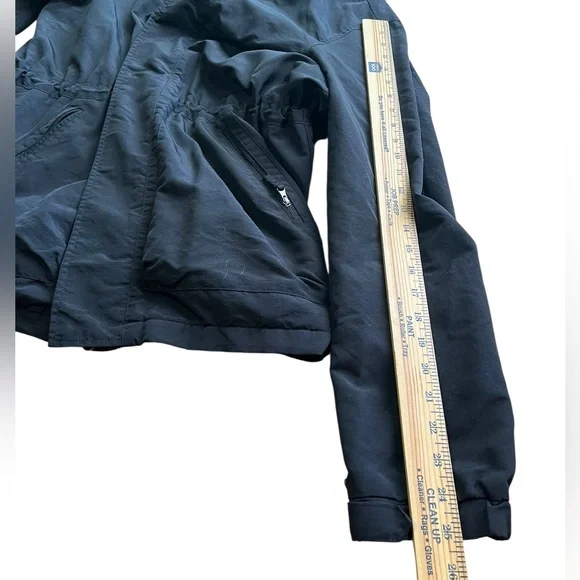 Lands' End men’s size large Black Jacket with Gray Lining - Picture 5 of 8